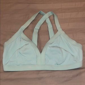Light blue Triangle Bikini Top